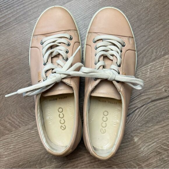 ECCO | Soft 7 Leather Sneakers‎ Extra Wide - Picture 3 of 9